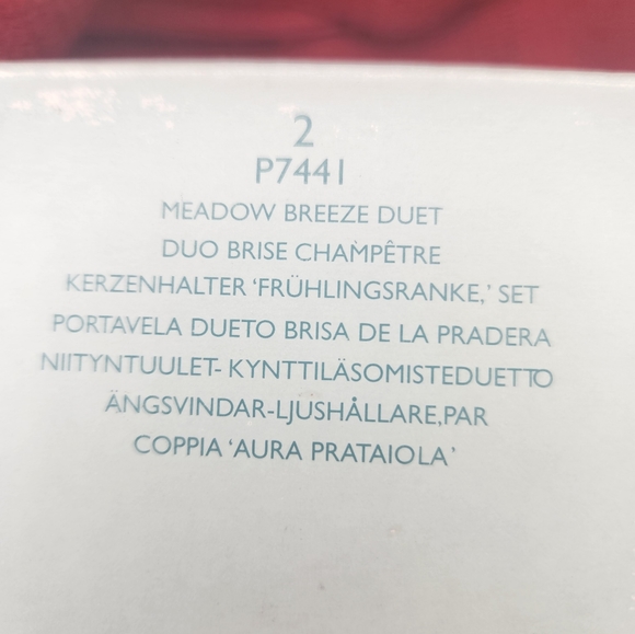 Party Lite Meadows Breeze Duet Light Green Leaf Tea Light Holders new - Picture 8 of 8